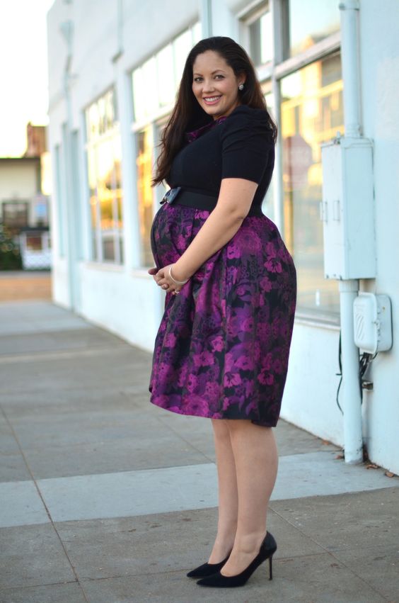 Maternity Skirts Below The Bump For Plus Size